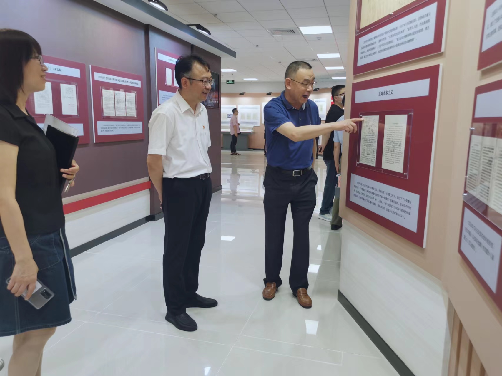 20220720-校（院）邵明教育長帶隊赴安徽省檔案館調研-3